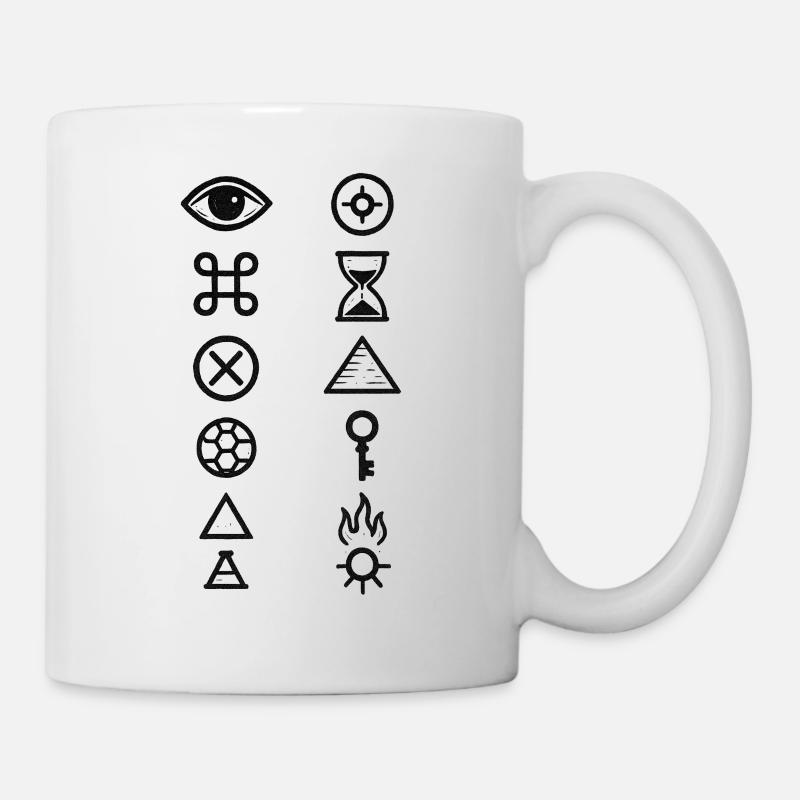 Collection Avi – Colonnes mystiques - Mug blanc - blanc