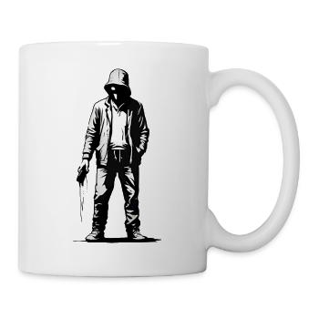 Urban Avenger Mysterious Silhouette - Mug - white - Right
