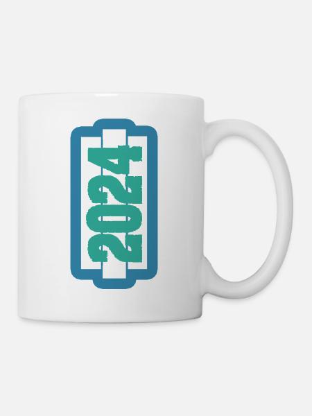 Jahr 2024 - Tasse - Weiß