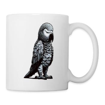 African grey parrot parrot owner parrot keeper - Mug - white - Right