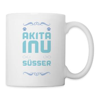Dicton de chien Akita Inu - Mug blanc - blanc - Droite