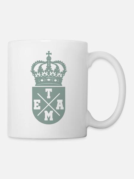 Team Wappen - Tasse - Weiß