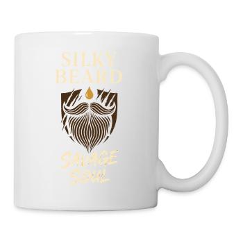 Bartöl Pflege Humor Gepflegter Lebensstil - Tasse - Weiß - Rechts