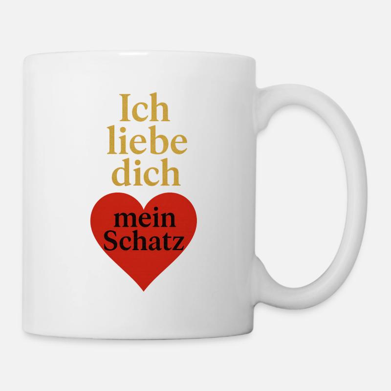 Ich liebe dich - Tasse - Weiß