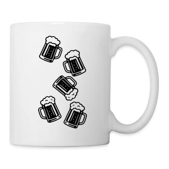 Beer Glass Beer Beer Mug Icon - Mug - white - Right