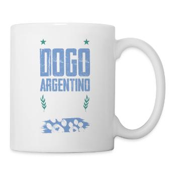 dogo argentino dogs dad - Mug - white - Right