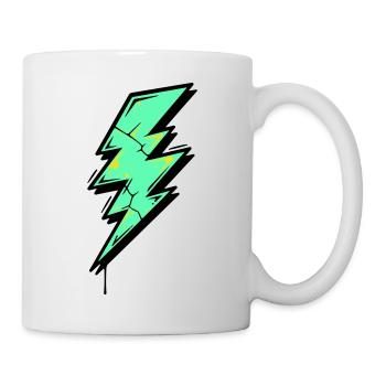 Lightning Style Lightning Abstract - Mug - white - Right