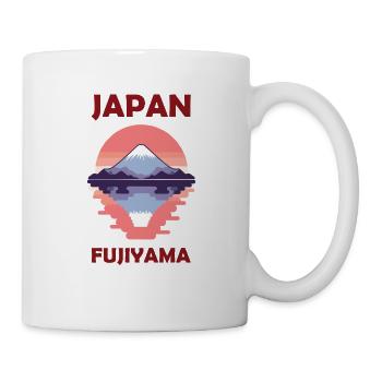 Mount Fuji Pixel Art Illustration - Mug - white - Right