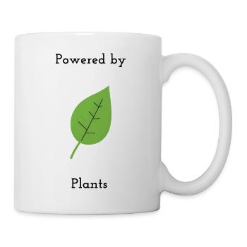 Vegan Lifestyle | Powered by Plants – Sustainable - Mug - white - Right