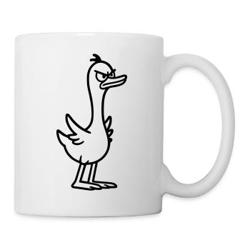 Angry goose - Mug - white - Right
