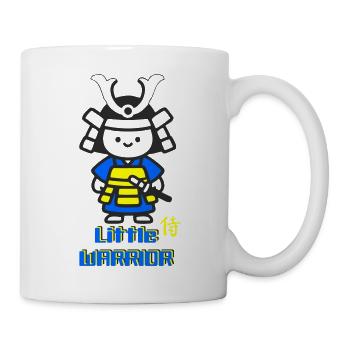 Kleiner Samurai Krieger - Tasse - Weiß - Rechts