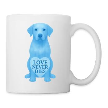 Dog in Heaven-Love never dies - Mug - white - Right