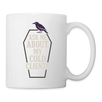 Cadavre Science Humour noir Mort Positif - Mug blanc - blanc - Droite