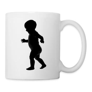 Bébé - Logo Cool Silhouette - Mug blanc - blanc - Droite