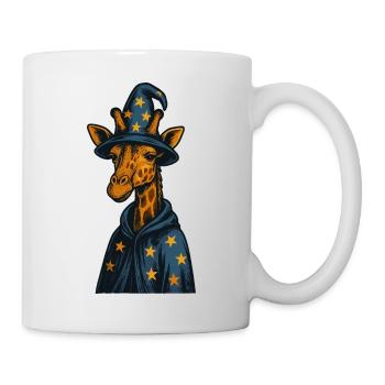 Wizard Giraffe Magic Art - Tasse - Weiß - Rechts