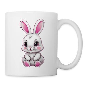 Häschen - Tasse - Weiß - Rechts