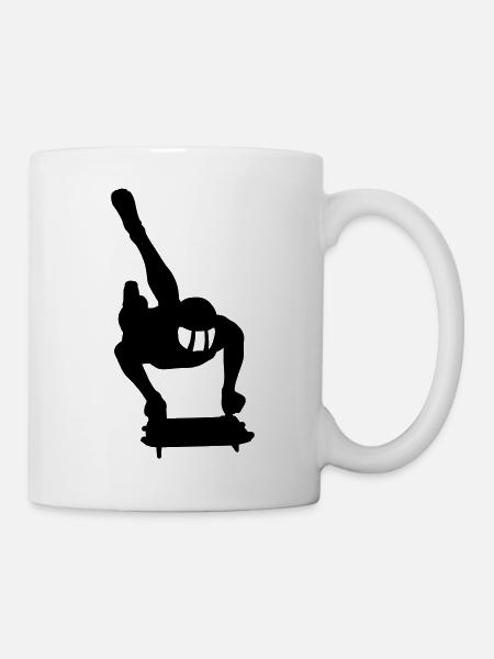 Skeleton - Tasse - Weiß