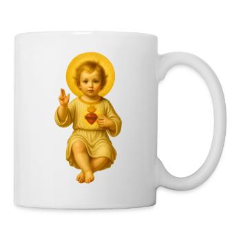 Illustration de garçon du sacré-cœur - Mug blanc - blanc - Droite