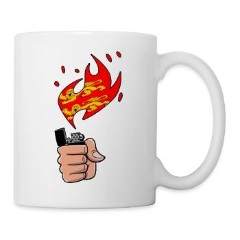 Normandy Flame Lighter Pride Normandy Region - Mug - white - Right