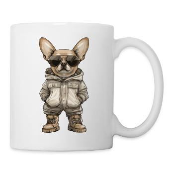 Chihuahua Dog Cool Winter - Mug - white - Right