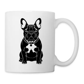 Drôle de bouledogue français cadeau mignon - Mug blanc - blanc - Droite