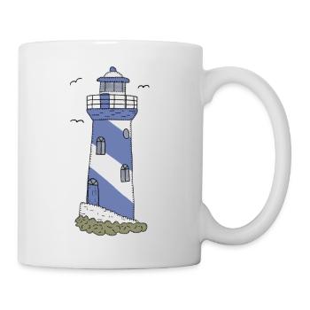 Blauer_Leuchtturm - Mug blanc - blanc - Droite