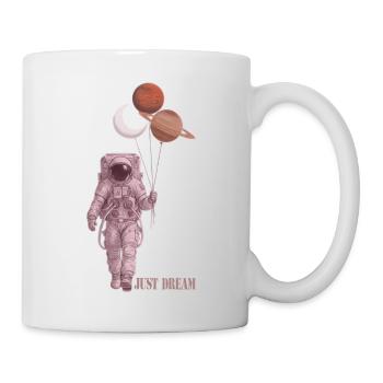 Astronaut - Tasse - Weiß - Rechts
