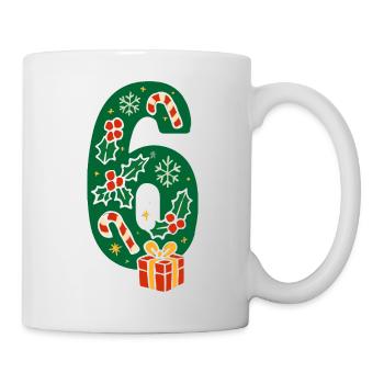 Fun 67 Number 6-7 6 7 Matching Christmas Six You - Mug - white - Right