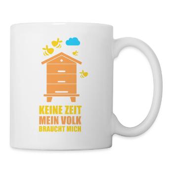 No time my colony needs me bee beekeeper - Mug - white - Right