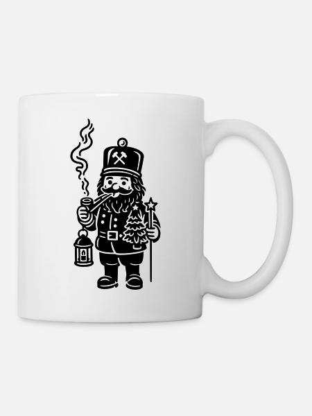 bergmann räuchermann - Tasse - Weiß