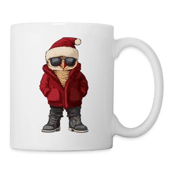 Owl Christmas Winter - Mug - white - Right