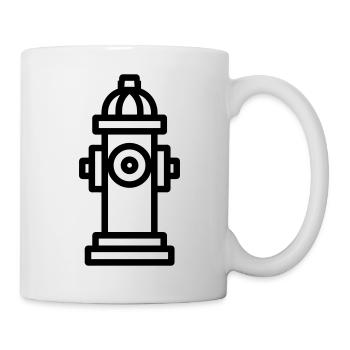 Fire hydrant - Mug - white - Right