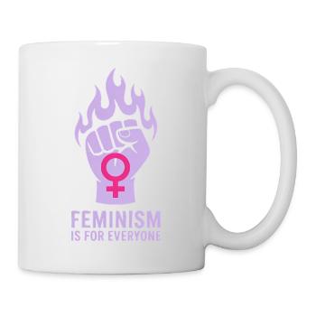 Le féminisme est pour tout le monde - T-shirt Féminisme - Mug blanc - blanc - Droite