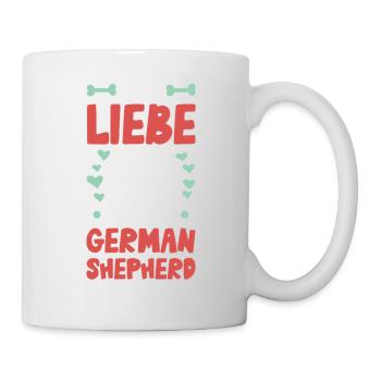I love my German Shepherd - Mug - white - Right