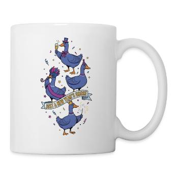 Juste une fête de célébration du Nouvel An 2025 - Mug blanc - blanc - Droite