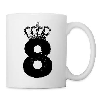 8e Couronne - Mug blanc - blanc - Droite