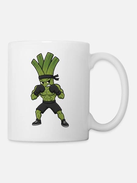 Arts martiaux d’arts martiaux Boxer Boxer Oigon Spring Oignon Précoce - Mug blanc - blanc