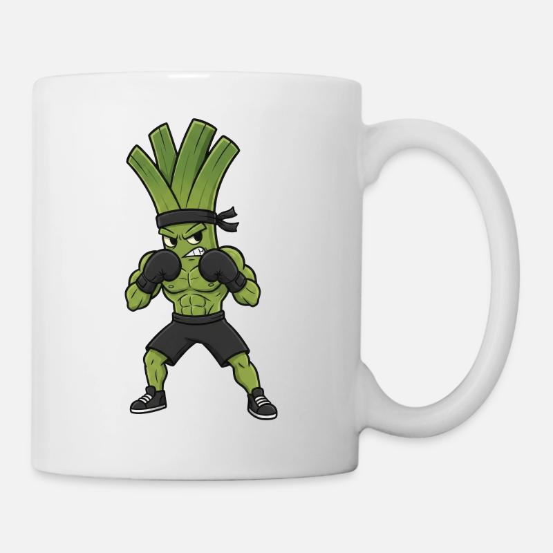 Arts martiaux d’arts martiaux Boxer Boxer Oigon Spring Oignon Précoce - Mug blanc - blanc