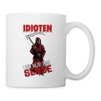 So many idiots and only one scythe - Mug - white - Right