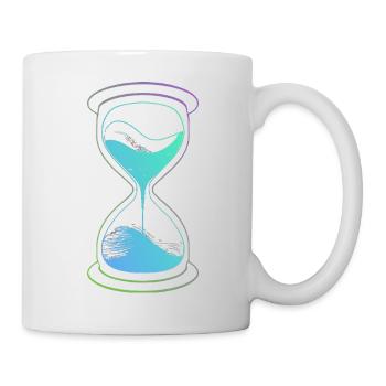Hourglass Neon Time - Mug - white - Right