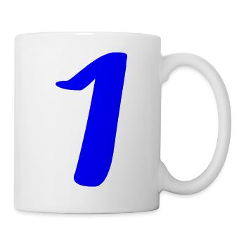 1. 1 year. 1st ANNIVERSARY. 1 YEAR ANNIVERSARY - Mug - white - Right