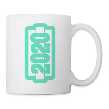 Né en 2020 - Mug blanc - blanc - Droite