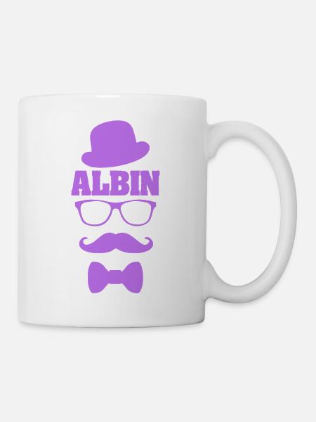 Geschenk für Albin - Tasse - Weiß