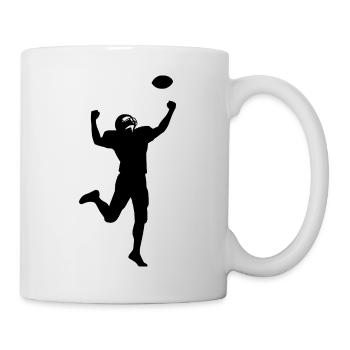 American Football Sport Motif - Mug - white - Right