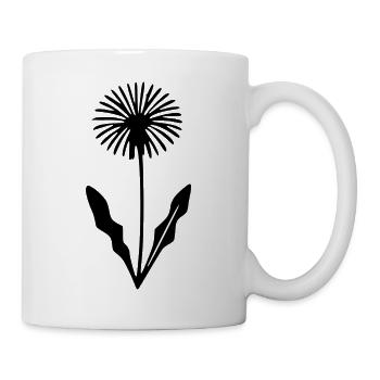 Flower Dandelion Flowers Blossom Wildflowers Herbs - Mug - white - Right