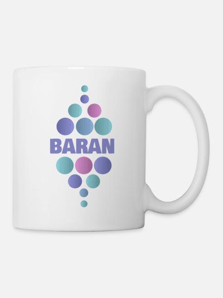 Tier Baran - Tasse - Weiß