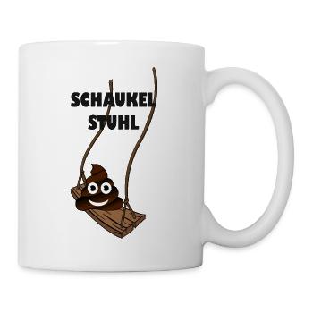 Stuhl Schaukelstuhl  - Tasse - Weiß - Rechts