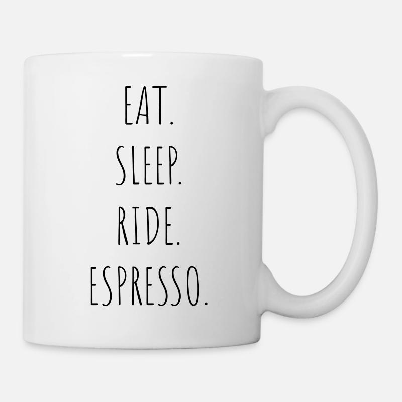 Eat-Sleep-Ride-Espresso- - Mug - white