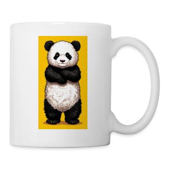 Panda - Tasse - Weiß - Rechts