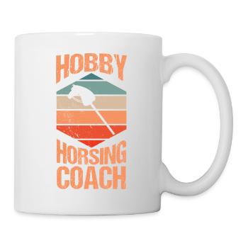 Steckenpferd Hobbyhorse Hobby Horsing - Tasse - Weiß - Rechts